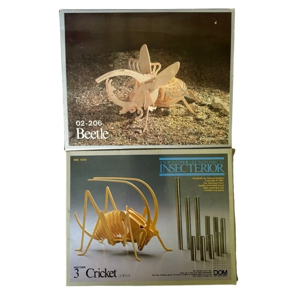 Bug wooden building sets